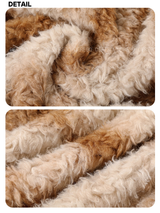 Urban Safari Quilting Wool High Neck Zip-Up