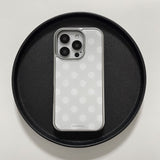 [MADE] silver dot epoxy bumper case