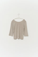(W) Ash Striped Top