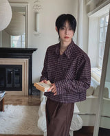 Serven Vintage Check Crop Shirt