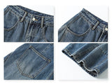 Fine Bermuda Capri Denim Pants