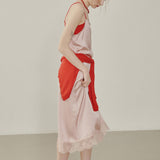 Melrose Satin Lace Dress