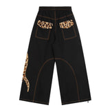 Echo Leopard Mix Fur Pants