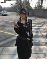 Strap hunting cap
