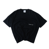 Hierarchy Studios - ルーンワイドロゴオーバーサイズTシャツ ブラック