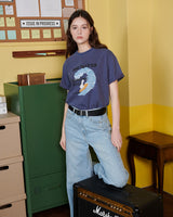 【MADE】サーフゴーストプリントTシャツ [NAVY]