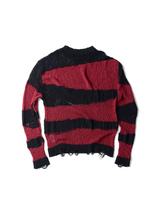 EMPTY KNIT RED SWEATER