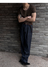 [S/S] Linen half banding pants(2color)
