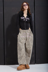 FUR COLLAR BODYSUITE