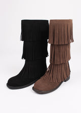 FRINGE MIDDLE BOOTS