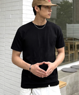 エッセンシャルスタンダード半袖Tシャツ ブラック