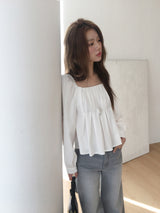 Piano puff blouse
