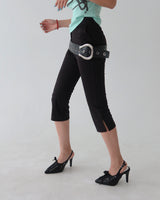 Capri leggings Slit Capri pants