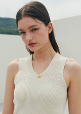 [925 silver] Un.silver.95 / cerise necklace (gold)