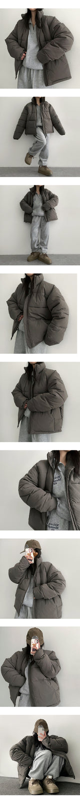 Nef Basic Daily Boxy Padded Jumper