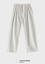 D.MADE Signature Essential Two-Tuck Wide Pants