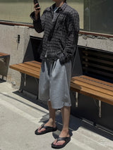 Summer mata checkered shirt
