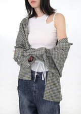 (UNISEX)スマートチェックシャツ(3colors)