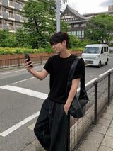 Scent クールケーブルニットラウンドセーター
