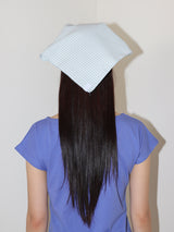 SHELL CAP SLEEVE T (BLUE)