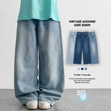 summer jeans 🤍 basic item spandex wide denim pants (3 colors)