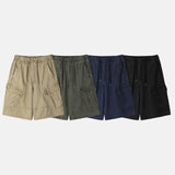 Washed Cargo Bermuda Pants (4color)