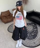 Edin Nylon Cargo Bermuda Pants