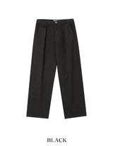 Cent Reverse Pintuck Cotton Pants