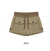 Oko Pocket Banding Roll-up Shorts