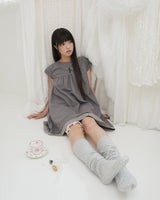MINI DOT LOOSE KNEESOCKS / GREY