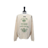 Beige Lettering Summer Knit