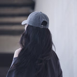 Little-dreamer washed ball cap_charcoal