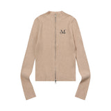 ORCHID クロップニット ジップアップ (7COLOR)