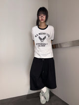 Buggy Ringer Letter Tattoo Oversized T-Shirt 3color