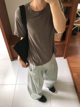 Arctic Cation Pintuck Curved Pants 2C