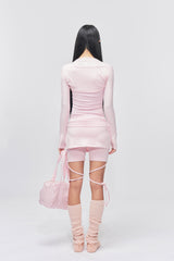 スポーツロゴ バレリーナバッグ Pink