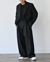 WIT TR WIDE SLACKS BK 