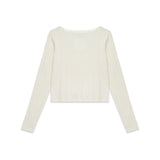 Ribbon Tie Cardigan (Cream)