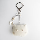[soft keyring] シーサイドキャット (アイボリー)