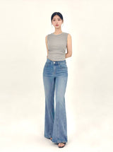 3RD REORDER PANEL FLARE JEANS code 25100