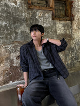 Darkgrey wide pants