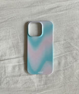[blue squiggly gradation hard case]