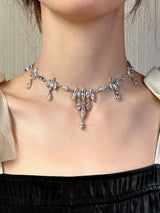 Drop Choker Necklace - "Radiant" Collections