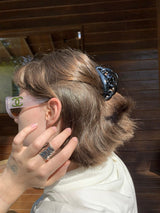 Black ethnic hair claw