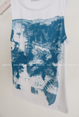 Ghost printed sleeveless shirt