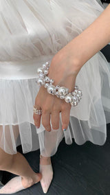 Pearl crochet bracelet