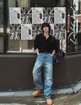 Kuro henry-neck long sleeves