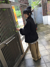 [unisex] Riope Overfit High-Neck Field Jumper