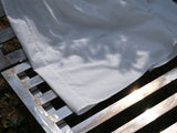 Shirring Cotton Maxi Skirt (White)