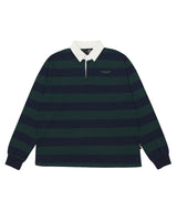 98 STRIPE RUGBY L/S SHIRT GREEN